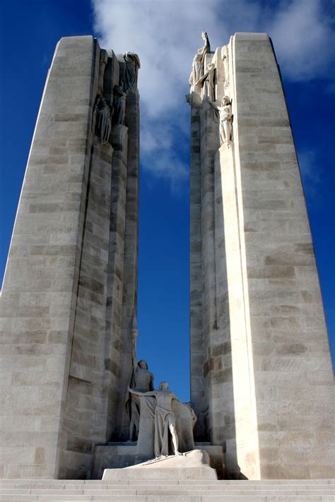 canadian war memorial in france.